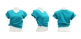 set of female tshirt template on the mannequin